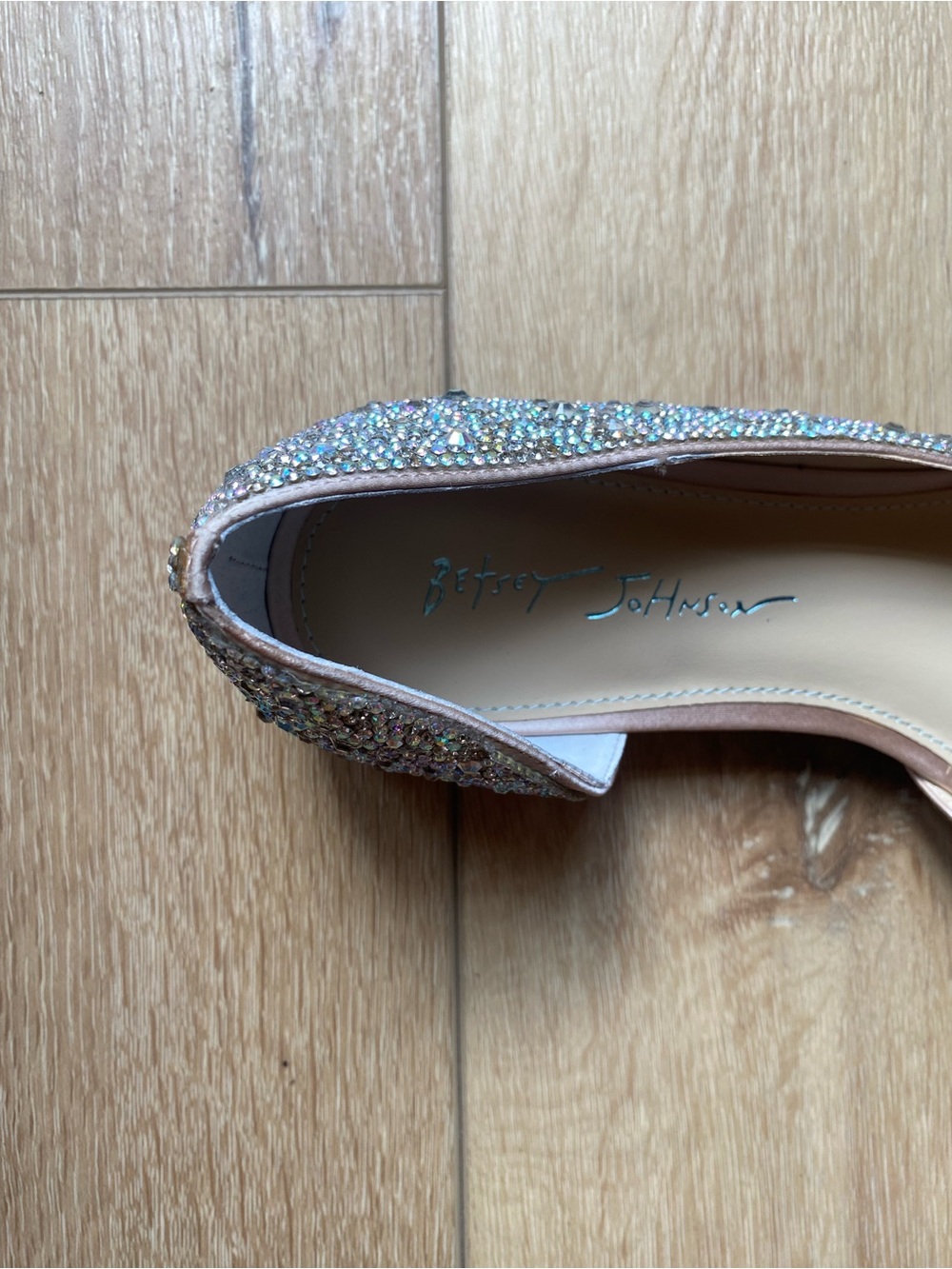 Betsey Johnson Reeve Rhinestone Flats - Picture 6 of 8